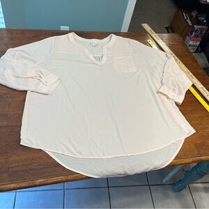 Ava & Viv light pink blouse size 4X